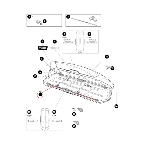Thule lockbar 2016 - thule,